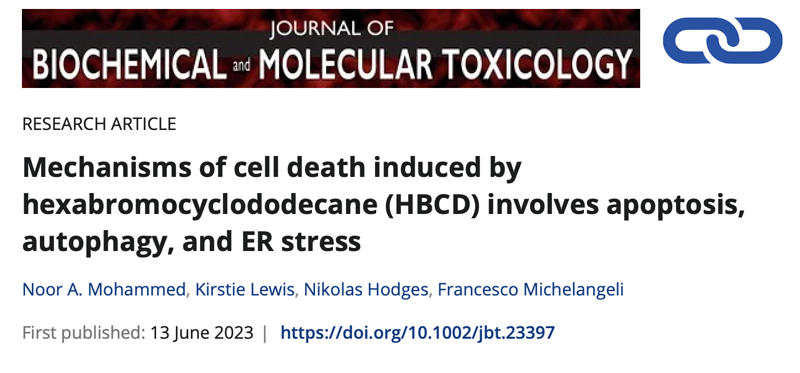 Mechanisms of cell death induced by hexabromocyclododecane (HBCD) involves apoptosis, autophagy, and ER stress