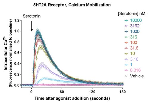 5HT2A receptor calcium signaling captured with the GECO calcium biosensor